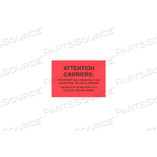 OEM#: DL3181ATTN.CARRIERS 4 X 6 - ФЛУОРЕСЦЕНТНЫЙ КРАСНЫЙ / ЧЕРНЫЙ от Decker Tape Products