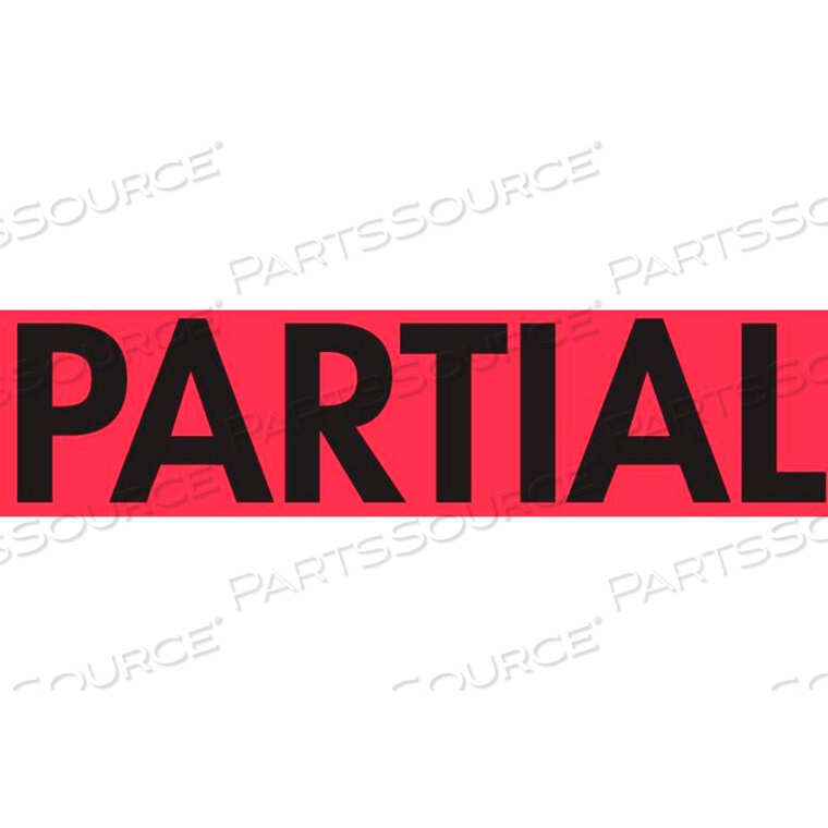 OEM#: DL3561PARTIAL 2 X 3 - ФЛУОРЕСЦЕНТНЫЙ КРАСНЫЙ / ЧЕРНЫЙ от Decker Tape Products