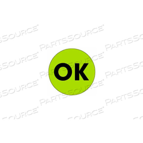 OEM#: DL3570OK 2 DIA. - ФЛУОРЕСЦЕНТНЫЙ ЗЕЛЕНЫЙ / ЧЕРНЫЙ от Decker Tape Products