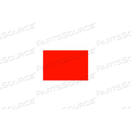 OEM#: DL6311-FR2-3/4 X 4 FLUORESCENT RED RECTANGLE by Decker Tape Products