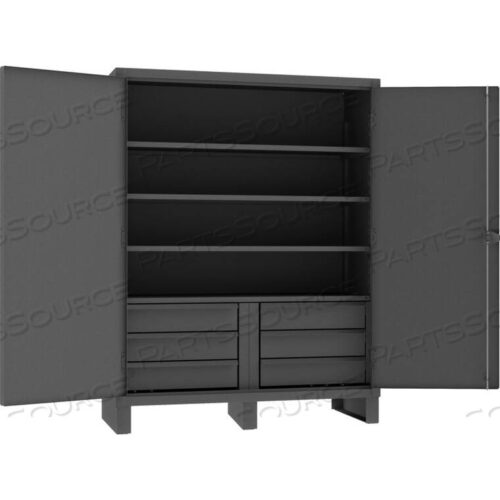 OEM#: HDCD246078-6B95-D834ШКАФ ДЛЯ ПРОЧНЫХ УСЛОВИЙ С ЯЩИКАМИ 12-ГАБАРИТНОГО ТИПА, 60 Ш x 24 Г x 78 В от Durham Manufacturing Company