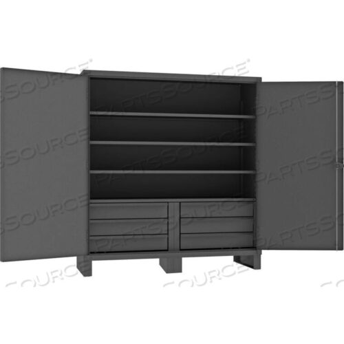 OEM#: HDCD247278-6B95-D834ШКАФ ДЛЯ ПРОЧНЫХ УСЛОВИЙ С ЯЩИКАМИ 12-ГАБАРИТНОГО ТИПА, 72 Ш X 24 Г X 78 В от Durham Manufacturing Company