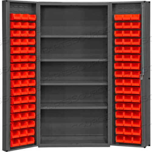OEM#: DC-DLP-96-4S-1795GBIN ШКАФ С ГЛУБОКОЙ ДВЕРЬЮ - 96 КРАСНЫХ ЯЩИКОВ, 16 GA. ЦЕЛЬНОСВАРНОЙ ШКАФ 36 X 24 X 72 от Durham Manufacturing Company