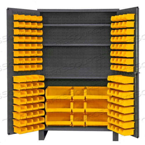 OEM#: JC-137-3S-95GBIN ШКАФ ЗАПОДЛИЦО - 137 ЖЕЛТЫХ ЯЩИКОВ, 16 GA. ЦЕЛЬНОСВАРНОЙ ШКАФ 48X24X78 от Durham Manufacturing Company