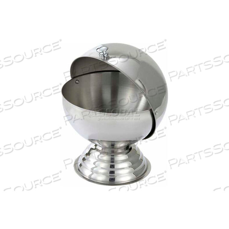 OEM#: SBR-30SUGAR BOWL WITH ROLL TOP, 20 OZ., 6D, STAINLESS STEEL by Winco DWL International, LLC
