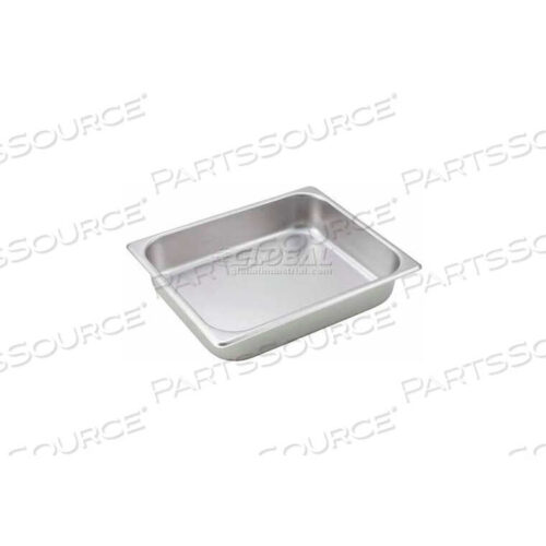 OEM#: SPH2КАСТРЮЛЯ ДЛЯ ПАРОВАРКИ ПОЛОВИННОГО РАЗМЕРА, 10-3/8, 12-3/4W, 2-1/2H, НЕРЖАВЕЮЩАЯ СТАЛЬ, СТАНДАРТНЫЙ ВЕС от Winco DWL International, LLC