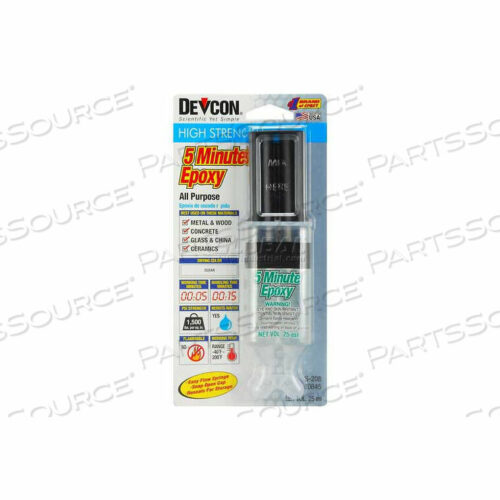 OEM#: 208455 MINUTE FAST DRYING EPOXY (S-208), 25ML SYRINGE by Devcon