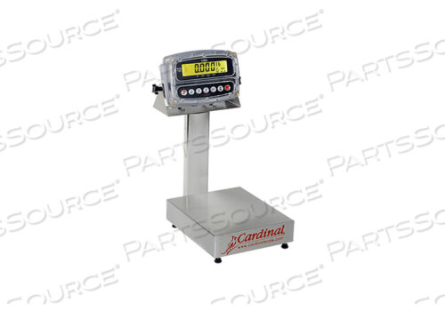 OEM#: EB-300-190НАСТОЛЬНЫЕ ВЕСЫ, ЭЛЕКТРОННЫЕ, 300 ФУНТОВ, НЕРЖАВЕЮЩАЯ СТАЛЬ, ИНДИКАТОР 190, ШЕСТИРАЗРЯДНЫЙ, СЕМЬ СЕГМЕНТОВ, 1-ДЮЙМОВЫЙ ЖК-ДИСПЛЕЙ С ПОДСВЕТКОЙ от Detecto Scale / Cardinal Scale