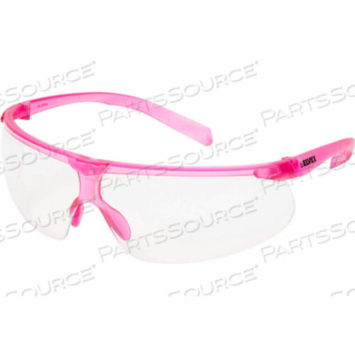 OEM#: WELSG62CAFPINKLIGHTWEIGHT SAFETY GLASSES, ANTI-FOG CLEAR LENS by Elvex
