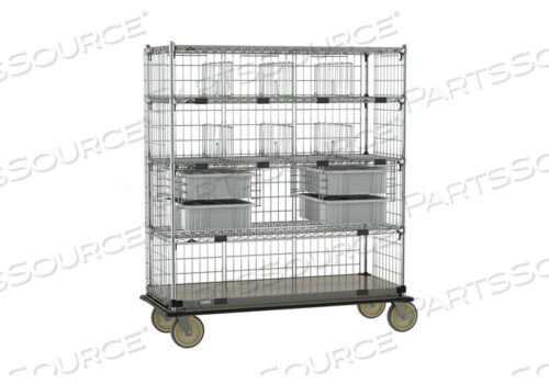 OEM#: ECN55CCEXCHANGE CART, CHROME, 24 ДЮЙМА X 71,6875 ДЮЙМА X 48 ДЮЙМОВ от Intermetro Industries (Emerson)