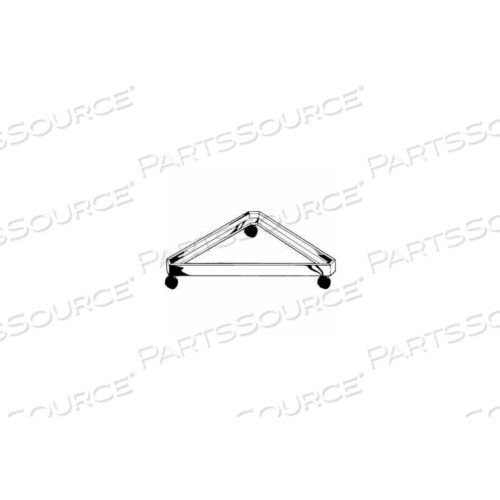 ТРЕУГОЛЬНАЯ ОСНОВА ДЛЯ СЕТКИ - ПОЛУГЛЯНЦЕВАЯ ЧЕРНАЯ