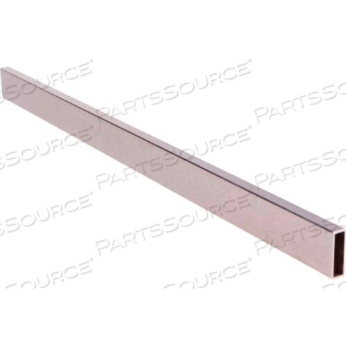 2 ДЛИННЫЕ ТРУБКИ - 1/2 X 1 X 1,3 ММ ТОЛЩИНОЙ - АТЛАСНЫЙ НИКЕЛЬ