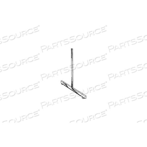 OEM#: GL24/WПРЯМОУГОЛЬНАЯ ТРУБЧАТАЯ НОЖКА ДЛЯ ПАНЕЛИ-РЕШЕТКИ - ПОЛУГЛЯНЦЕВАЯ БЕЛАЯ от Econoco