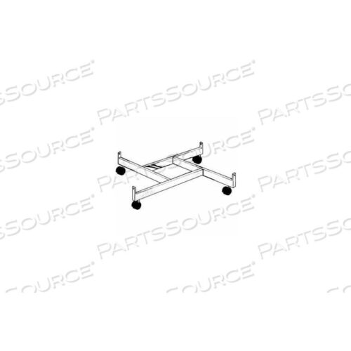 OEM#: GW/4BA4-WAY BASE FOR GRID - CHROME by Econoco