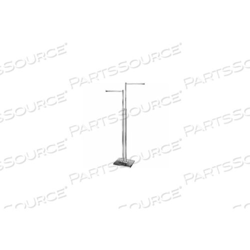 OEM#: K202-WAY С ПРЯМЫМИ РУКАМИ () СТОЙКА ДЛЯ ОДЕЖДЫ - КВАДРАТНАЯ ТРУБА - ХРОМИРОВАННАЯ от Econoco