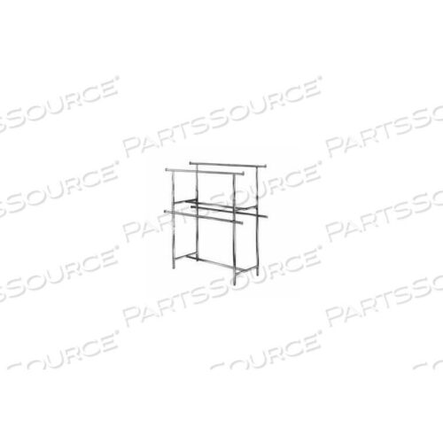 OEM#: KH2CLAMP-ON HANGRAIL ДЛЯ ДВУХПРУЖИННЫХ ВЕШАЛОК ДЛЯ ОДЕЖДЫ K40 И K41 - ХРОМИРОВАННЫЙ от Econoco