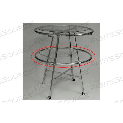 36 ДОПОЛНИТЕЛЬНАЯ КРУГЛАЯ ВЕРХНЯЯ СТОЙКА ДЛЯ ВЕШАЛКИ ДЛЯ ОДЕЖДЫ K50 И K52WD - ХРОМ