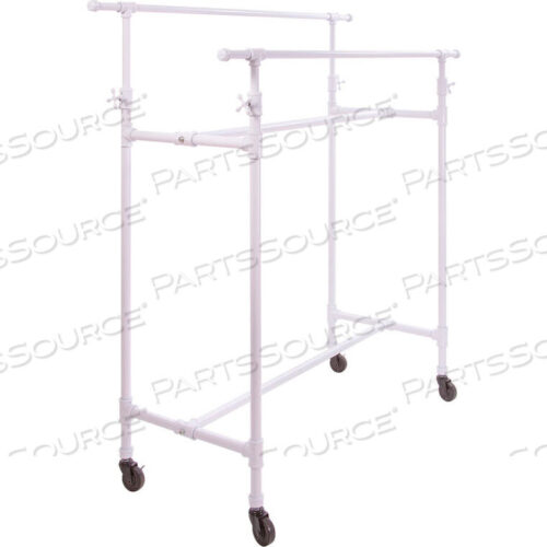 OEM#: PSRT40WHPIPELINE регулируемая глянцевая белая двухсекционная стойка для ящиков от Econoco