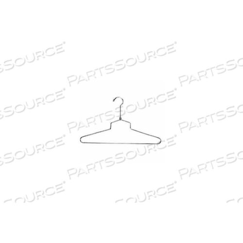 OEM#: SLD/1818 L СТАЛЬНАЯ ВЕШАЛКА ДЛЯ БЛУЗОК И ПЛАТЬЕВ С ОБЫЧНЫМ КРЮЧКОМ - ХРОМИРОВАННАЯ от Econoco