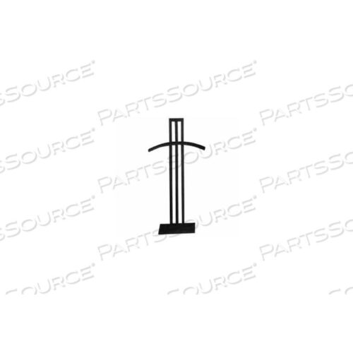 OEM#: TRP36СТОЛЕШНИЦА ДЛЯ КОМПЬЮТЕРА С ПЕРЕКЛАДИНОЙ - МАТОВЫЙ ЧЕРНЫЙ от Econoco