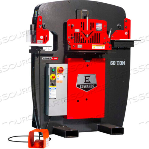 OEM#: IW60-3P208-AC50060 TON IRONWORKER - 3 PHASE, 208V W/ HYDRAULIC ACCESSORY PACK by Edwards Signaling