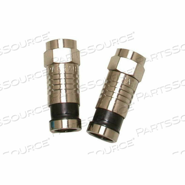 OEM#: 705-001-BKF РАЗЪЕМ RG6/U, ЧЕРНЫЙ, 100/PK от Eclipse Enterprises, Inc.