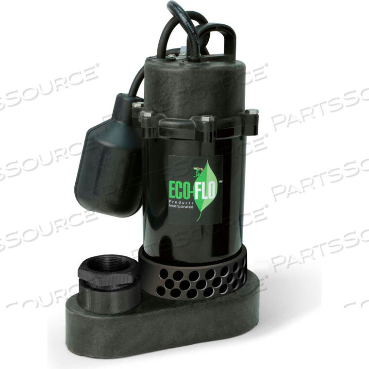 OEM#: SPP33WSUBMERSIBLE SUMP PUMP, THERMOPLASTIC, 1/3 HP, 43 GPM by Eco Flo Products Inc