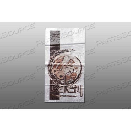 МЕШОК ДЛЯ ВЫПЕЧКИ ВЫСОКОЙ ПЛОТНОСТИ С ПРИНТОМ - 6 X 4 X 12 УПАКОВКА 1000