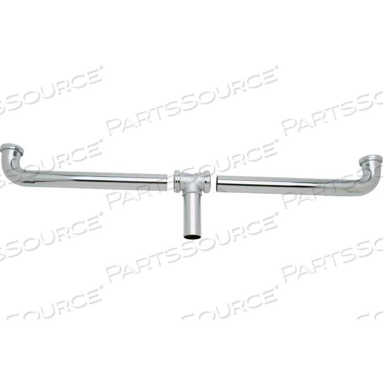 OEM#: LK52CHROME НЕПРЕРЫВНЫЙ СЛИВ ДЛЯ 2-Х ОТСЕКНОЙ РАКОВИНЫ от Elkay