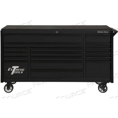 72Ш X 21Г 17 ЯЩИКОВ МАТОВО-ЧЕРНЫЙ ТРЕХЪЯРКИЙ ШКАФ НА КОЛЕСАХ