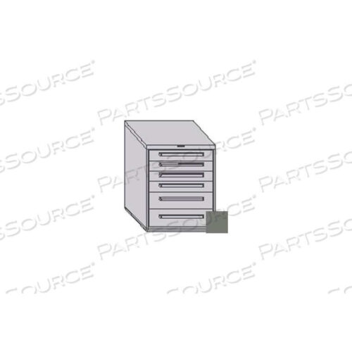 OEM#: 443038-042MT-4101KA-GY30W МОДУЛЬНЫЙ ШКАФ 6 ЯЩИКОВ БЕЗ РАЗДЕЛИТЕЛЯ, 38H, ЗАМОК ПОД ОДИН КЛЮЧ-ГЛАДКИЙ ОФИСНЫЙ СЕРЫЙ от Equipto