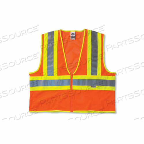 OEM#: 213178230Z ДВУХЦВЕТНЫЙ ЖИЛЕТ КЛАССА 2, ОРАНЖЕВЫЙ, 2XL/3XL от Ergodyne