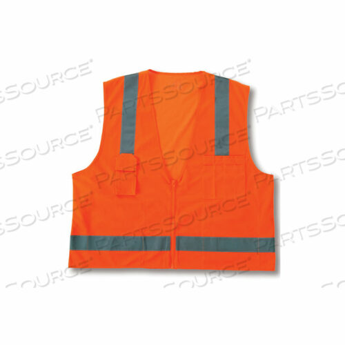 OEM#: 240178249Z ЖИЛЕТ SURVEYORS КЛАССА 2 ЭКОНОМ, ОРАНЖЕВЫЙ, 2XL/3XL от Ergodyne