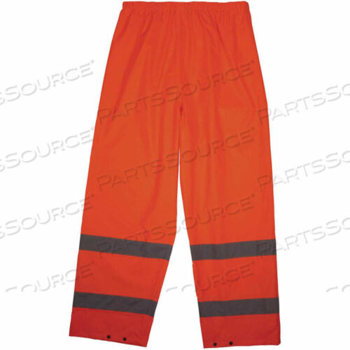 OEM#: 25446CLASS E LIGHTWEIGHT HI-VIS RAIN PANTS, ORANGE, 2XL by Ergodyne
