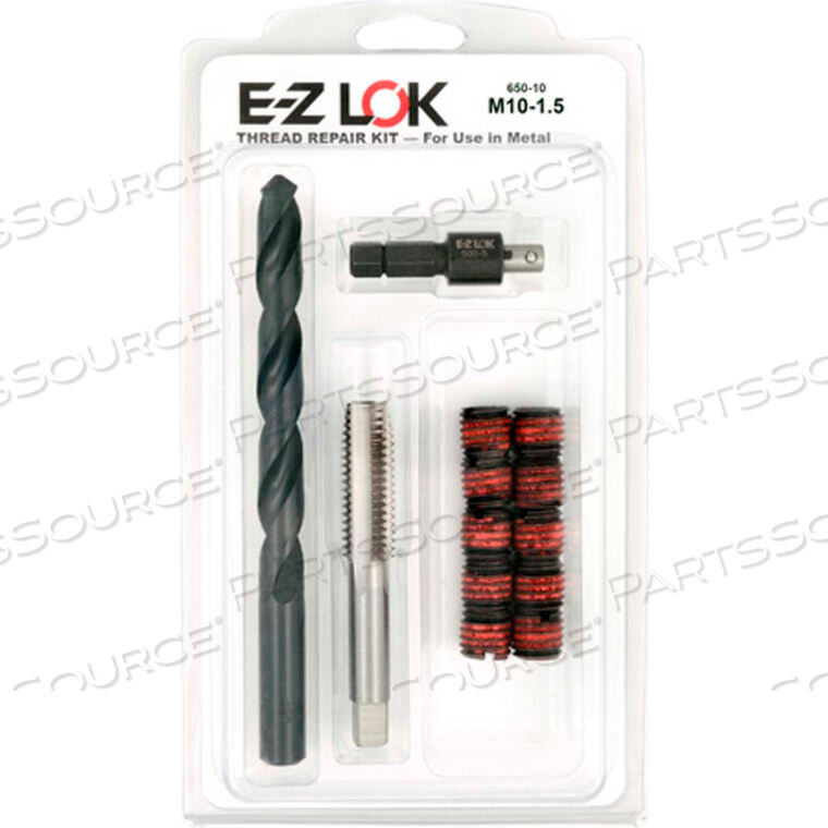 OEM#: EZ-650-10НАБОР ДЛЯ РЕМОНТА РЕЗЬБЫ ДЛЯ МЕТАЛЛА - СТАНДАРТНАЯ СТЕНА - M10-1.5 X 9/16-12 от E-Z Lok