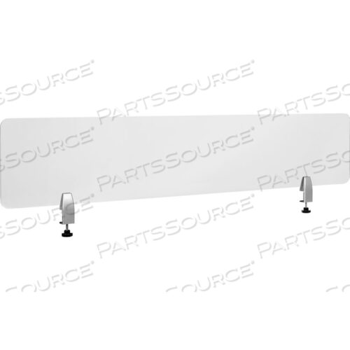 FLASH FURNITURE ПРОЗРАЧНАЯ АКРИЛОВАЯ ПЕРЕГОРОДКА ДЛЯ СТОЛА С ФУРНИТУРОЙ, 12H X 60L