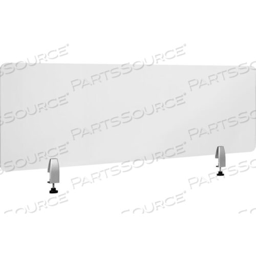 FLASH FURNITURE ПРОЗРАЧНАЯ АКРИЛОВАЯ ПЕРЕГОРОДКА ДЛЯ СТОЛА С ФУРНИТУРОЙ, 18H X 55L