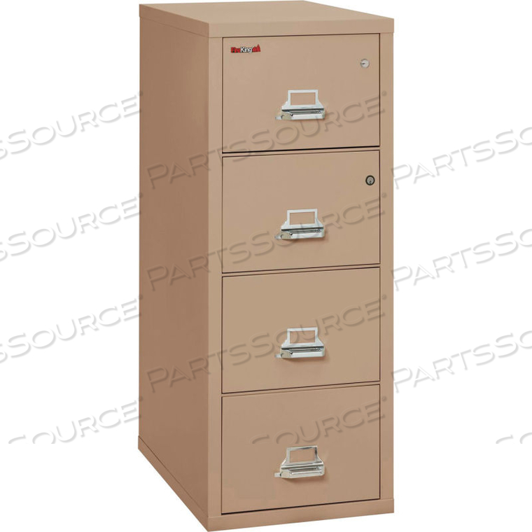 OEM#: 4-2131-CTASFFIREPROOF 4 DRAWER VERTICAL SAFE-IN-FILE LEGAL 20-13/16WX31-9/16DX52-3/4H TAUPE от Fire King