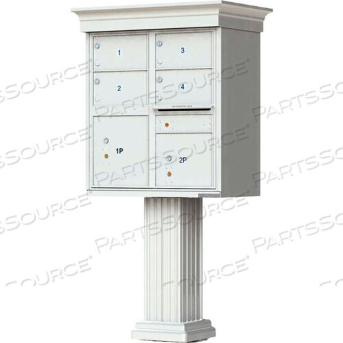 OEM#: 1570-4T5VPGVITAL КЛАСТЕРНЫЙ БЛОК С АКСЕССУАРАМИ VOGUE CLASSIC, 4 ПОЧТОВЫХ ЯЩИКА И 2 ПОСЫЛОЧНЫХ ЯЩИКА, ПОЧТОВЫЙ СЕРЫЙ от Florence Manufacturing Company