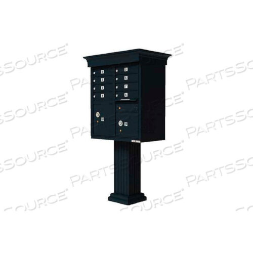 OEM#: 1570-8VBKVITAL КЛАСТЕРНЫЙ БЛОК С АКСЕССУАРАМИ VOGUE CLASSIC, 8 БЛОКОВ И 2 ПОСЫЛОЧНЫХ ЯЩИКА, ЧЕРНЫЙ от Florence Manufacturing Company