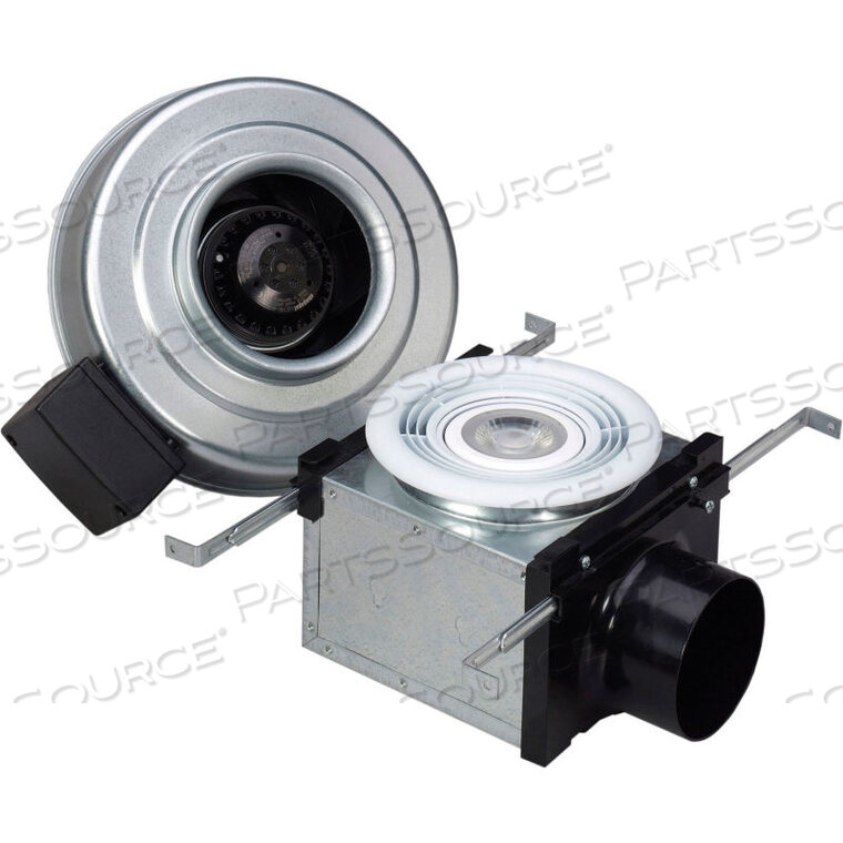 OEM#: PB110L10ВЕНТИЛЯТОР ДЛЯ ВАННОЙ, 120 В, 1 ФАЗА, 110 КУБ. ФОН., 10 Вт СВЕТОДИОДНЫЙ СВЕТ, 4 КАНАЛА, ENERGY STAR от Fantech