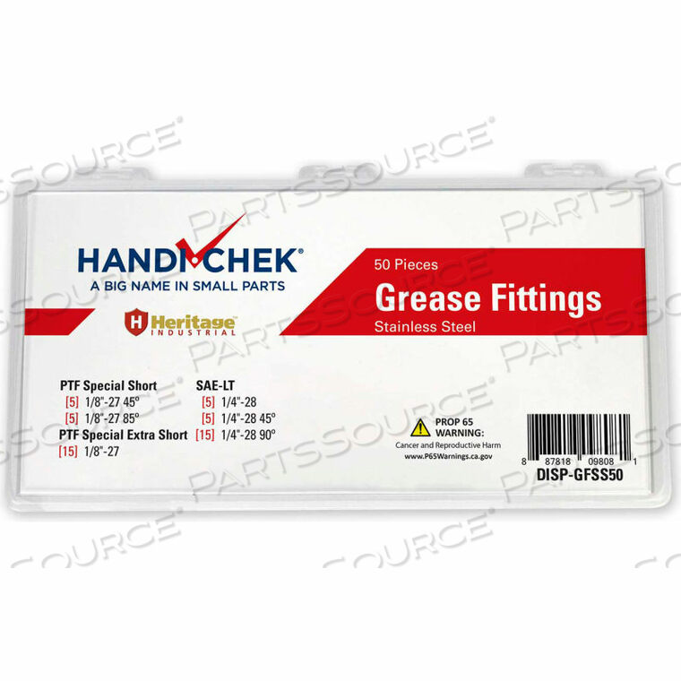 OEM#: DISP-GFSS50МАСЛЕНКА ИЗ НЕРЖАВЕЮЩЕЙ СТАЛИ АССОРТИМЕНТ 50 ШТУК от Flint Hills Trading