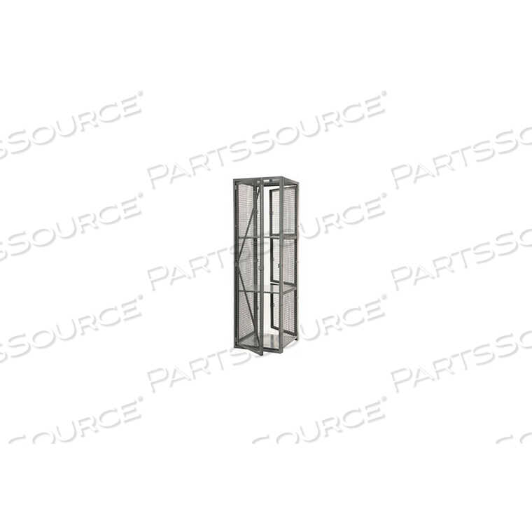 OEM#: D3-2436-3-KDSTOR-MORE Диспетчерский шкафчик с тройной передней дверью и тройной задней дверью 24W X 37-1/2D X 79-1/2H от Folding Guard