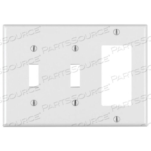 OEM#: 80421-W2-TOGGLE 1-КОМБИНИРОВАННАЯ НАСТЕННАЯ ПЛАСТИНА УСТРОЙСТВА DECORA/GFCI от Leviton