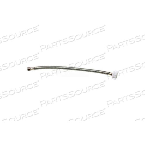 ПОДАЧА ТУАЛЕТА 3/8 ДЮЙМА. КОМПРЕССИЯ X 7/8 ДЮЙМА. ШАРОВОЙ КРАН X 16 ДЮЙМОВ. - ПЛЕТЕННАЯ НЕРЖАВЕЮЩАЯ СТАЛЬ