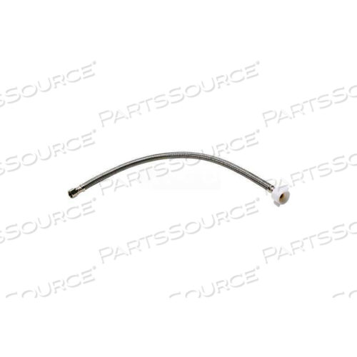 ПОДАЧА ТУАЛЕТА 3/8 ДЮЙМА. КОМПРЕССИЯ X 7/8 ДЮЙМА. ШАРОВОЙ КРАН X 20 ДЮЙМОВ. - ПЛЕТЕННАЯ НЕРЖАВЕЮЩАЯ СТАЛЬ