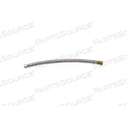 ПОДАЧА КРАНА 3/8 ДЮЙМА. КОМПРЕССИЯ X 3/8 ДЮЙМА. МЕДНАЯ ТРУБНАЯ МУФТА X 12 ДЮЙМОВ. - НЕРЖ. СТАЛЬ