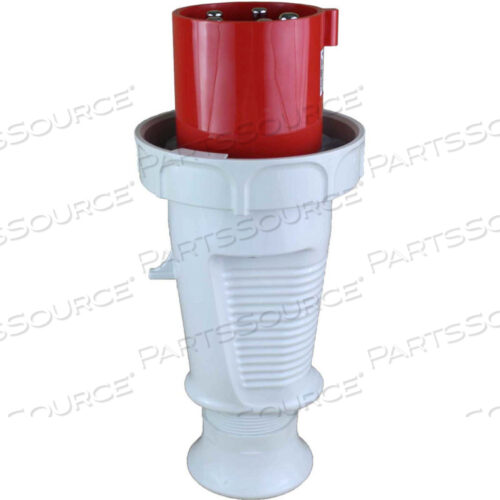 ВИЛКА, 60/63A, 5P, 400 В ПЕРЕМЕННОГО ТОКА, 6 Ч, IP67, С КАБЕЛЬНЫМ САЛЬНИКОМ