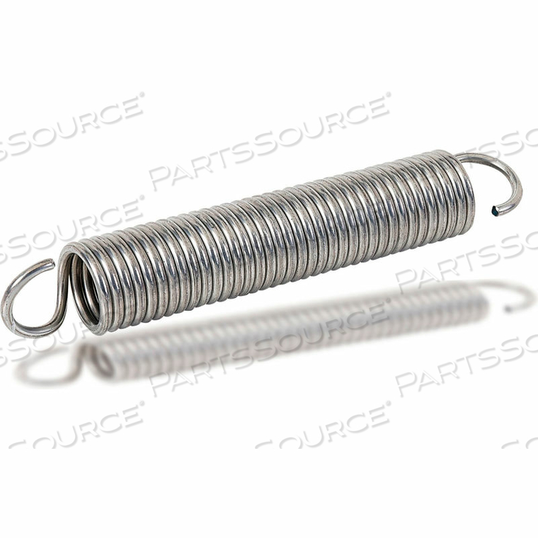 OEM#: V4CEXTENSION SPRING - 0.64 O.D. X 0.08 WIRE DIA. - MBHD - ZINC - USA - PKG OF 3 - GARDNER by Gardner Spring