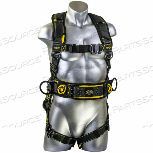 OEM#: 21035CYCLONE CONSTRUCTION HARNESS, БЫСТРОСЪЕМНАЯ ГРУДИ И НОГ, ПРЯЖКА-ЯЗЫЧОК НА ТАЛИИ, XL от Guardian Fall Protection